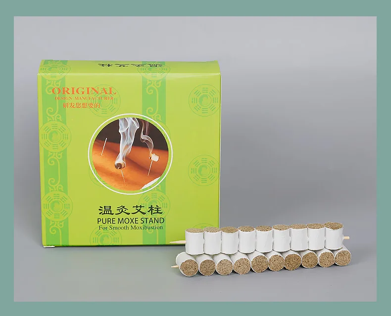 Description Picture 4 of itemMini Moxa Stick Pure Moxa Stick for Moxibustion 200pcs/box High Quality Extract Chinese Medicine Moxa Roll Warm Moxibustion Post