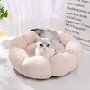 Soft Plush Pet Cat Nest Flower Cat Nest Cat Winter Warm Plush Cat Nest Four Seasons Dog Nest Cat Bed Cat Dog Mat Pet Supplies 4