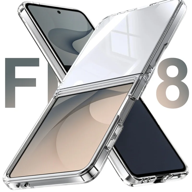 Ultra Thin Transparent Hard PC Bumper Case for Samsung Galaxy Z Flip Series