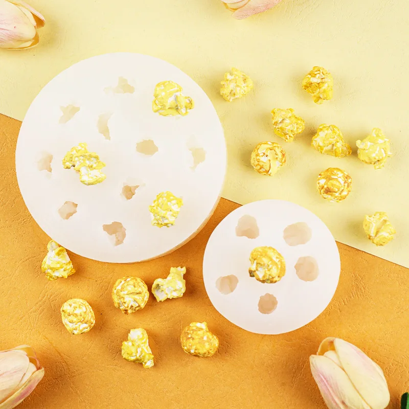 Creative 3D Popcorn Silicone Candle Mold for DIY Scented Candle Decoration