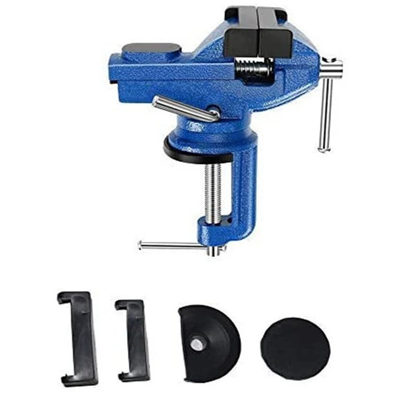 

70Mm Vise Vise Light Mechanical Vise Vise 360 Degree Swivel Base Cast Iron Vise Vise With Anvil