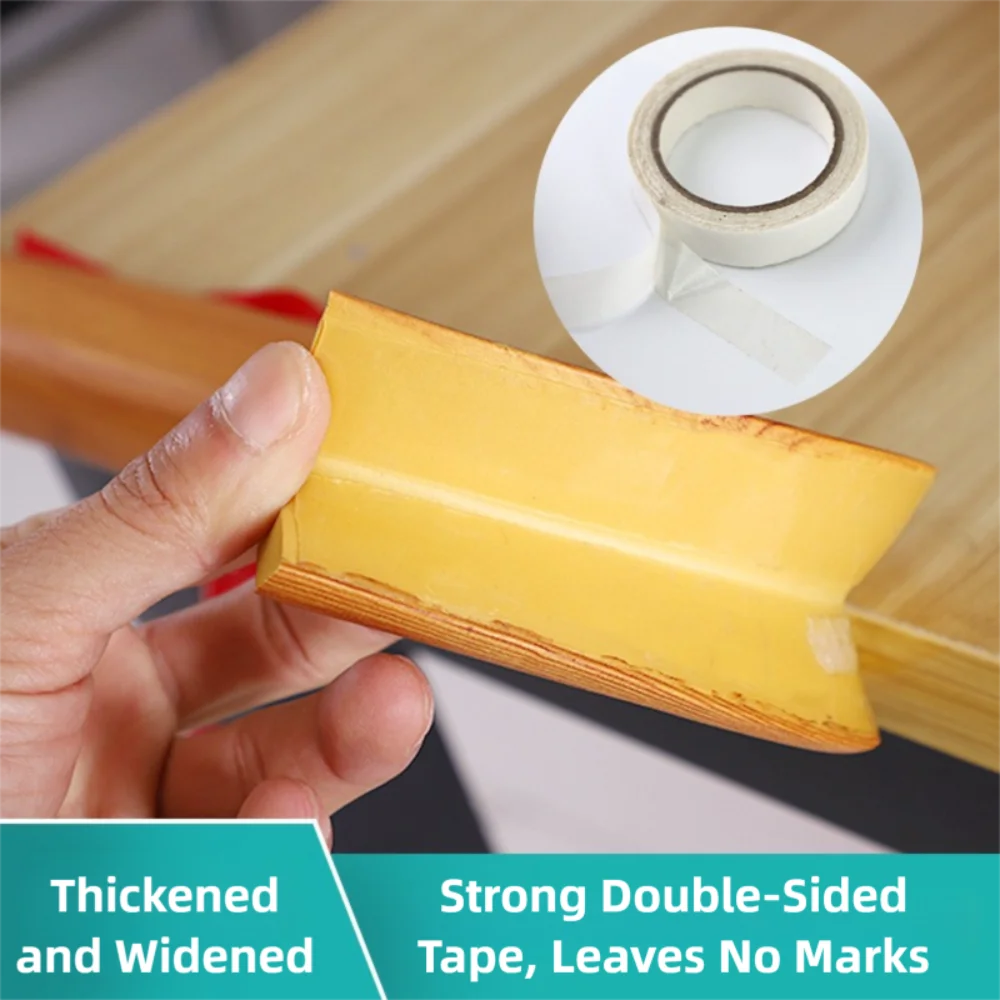 Soft Self Adhesive Wood Grain Desk Edge Guard Strip