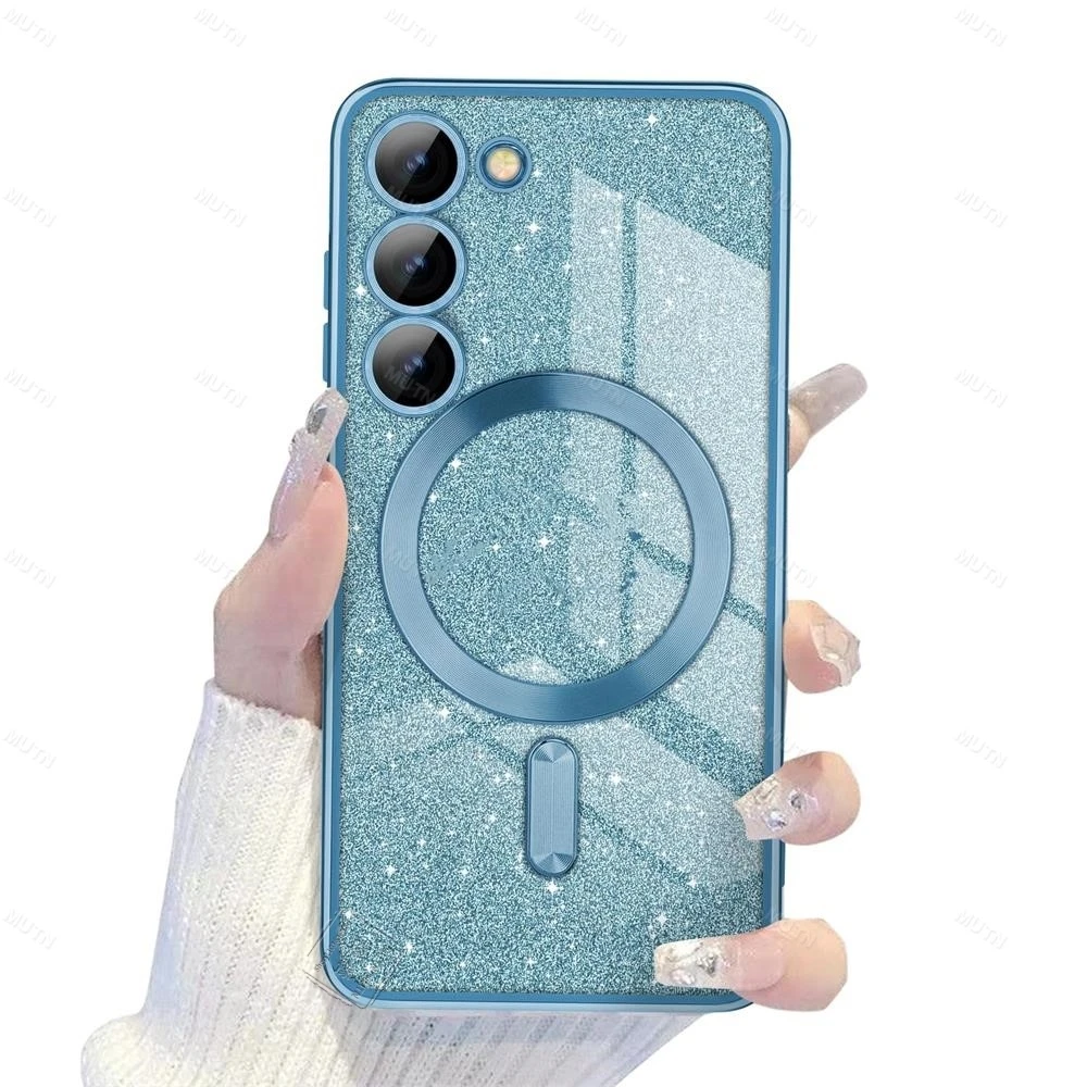 Glitter Bling Magnetic Wireless Case Cover - Ultra Bright Design