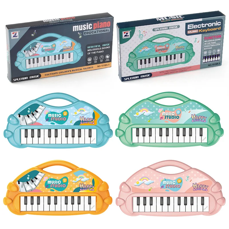 Electronic Piano Toys 13 Key Portable Music Piano Toy Electronic Musical Instrument Toys Multifunctional Kids Music Learning Toy 4