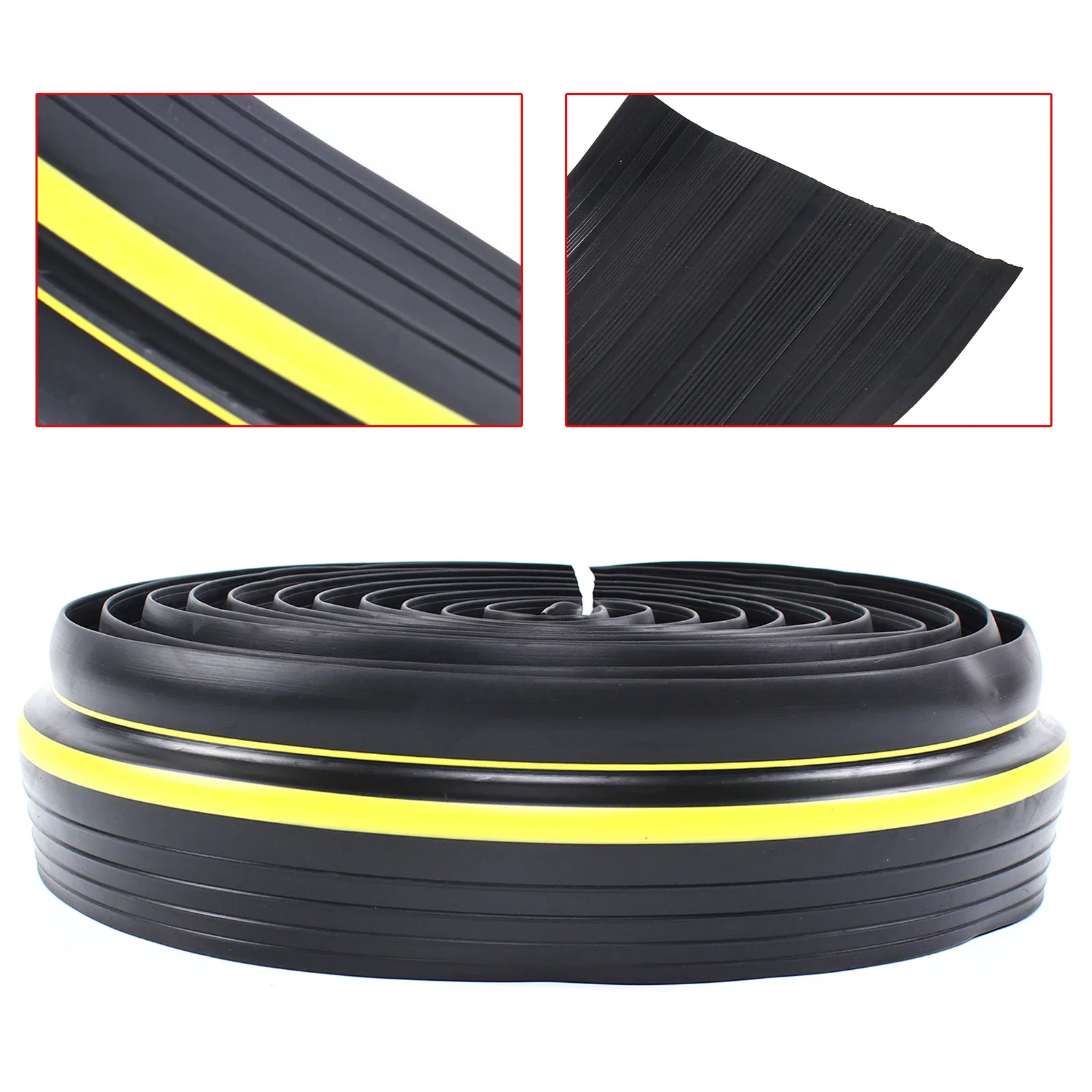 Universal Garage Door Threshold Seal Strip 20FT Bottom Weather Stripping Bottom Seal Threshold Rubber Weather Replacement