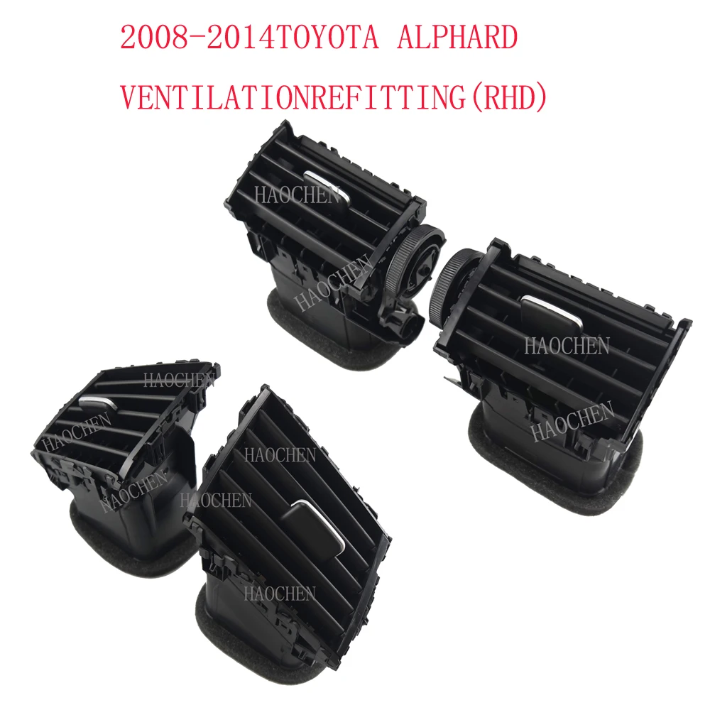 HAOCHEN For Toyota Alphard 2008-2014 GGH20 air Conditioning outlet vent grille Dashboard Air conditioning vent outlet RHD