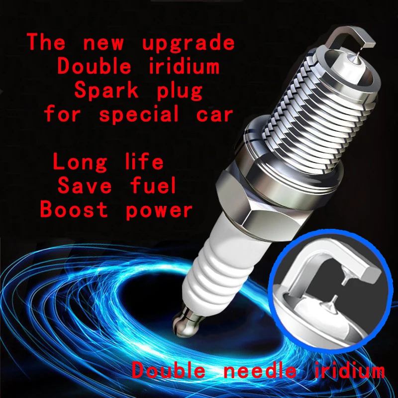 

4pcs Iridium Spark Plug 12290R62H01 fit for Honda CIVIC 1.8 ACCORD CR-V Acura CSX RSX 2.0 Chevrolet Ignition Power IZFR6K11NS