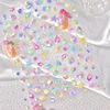 Fantasy Beach Summer Dreamy Colorful Seasnail Shell Pearl Conch Jelly Star 5D Decals Soft Relief 3D Decoration Nail Art Stickers 2