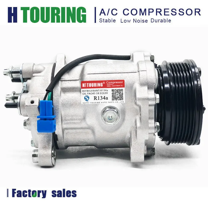 Compressore Ac Sd6V12 Per Auto Volkswagen Lupo 1454 1410 / Seat Arosa Air Muslimatexactsp0159243 Muslimatexb