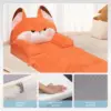 Chair to Kids Sofa Bed - Soft Sherpa Flip-Out Comfy Couch for Toddlers 5