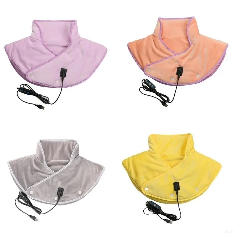 Neck Heater Pad Electric Heating Pad USB 5v2a 8W Efficient for Tension Relief with 3 Temperature Setting Adjustable B95B