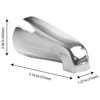 Tub Spout Faucet Replacement Water Flow Zinc Alloy Basin Mixer Bathroom Accessories Bathtub Tap Home Improvement 1