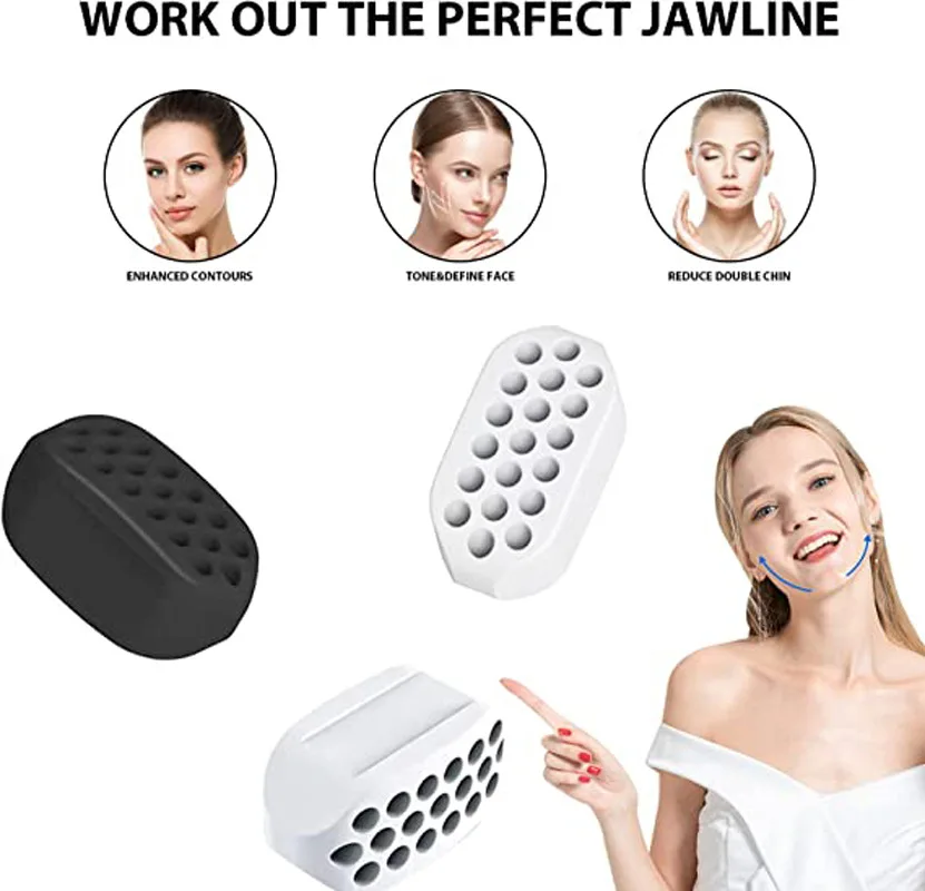 Jaw Line Exerciser Ball Jaw Line Trainer Face Facial Muscle Exercise Ball Chew Ball Workout Attrezzature Per Il Fitness Fitness 1Pc