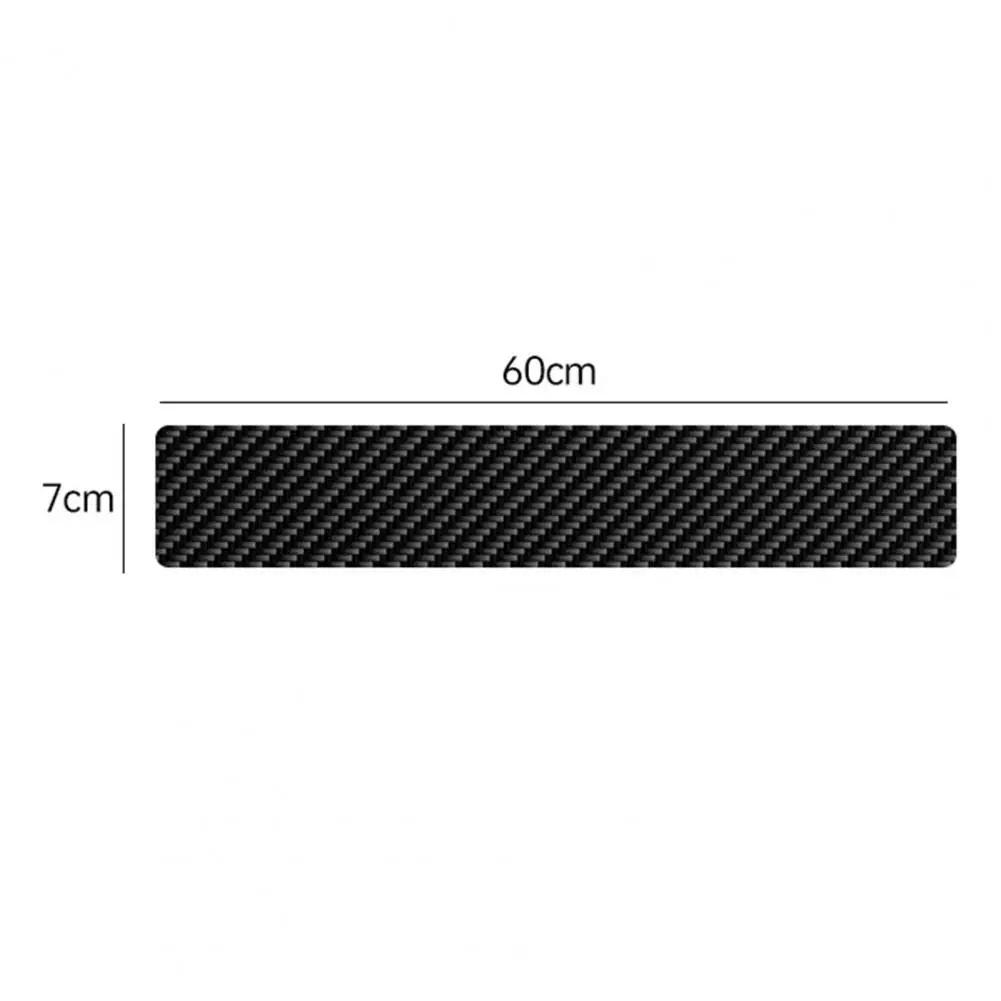 Scratch-resistant Door Sill Strip Carbon Fiber Car Door Sill Strip  Universal Decorative Welcome Pedal Anti-scratch Strip Dirt-resistant  Anti-stepping