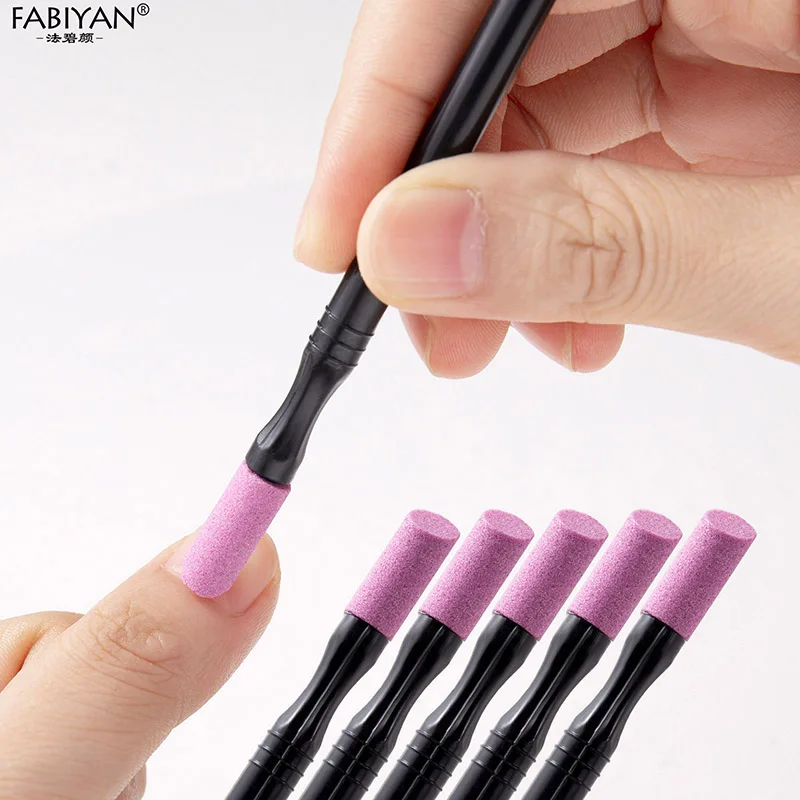 1/5Pcs Double-ended Nail File Manicure Tools