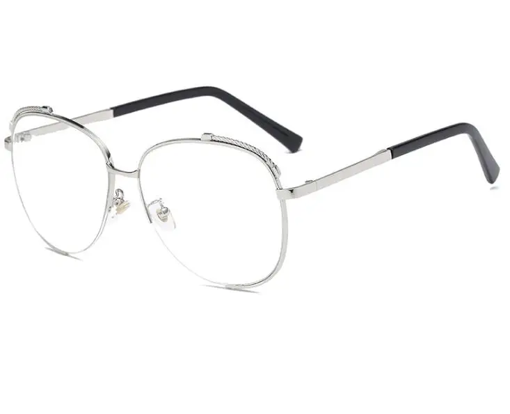 

2024 Fashion Sunglasses Men Sun Glasses Women Metal Frame Black Lens Eyewear Driving Goggles UV400 B93