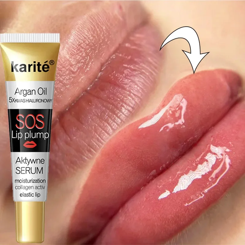 

Instant Volumising Lip Plumper Oil Collagen Lip Gloss Long-Lasting Moisturizing Repair Lip Extreme Volume Lips Enhancer Cosmetic