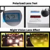 VIVIBEE Mirror Blue Men's Polarized Flip Up Clip On Sunglasses Night Driving UV400 Grey Lens Fishing Fashing Clips for Mypoic 4