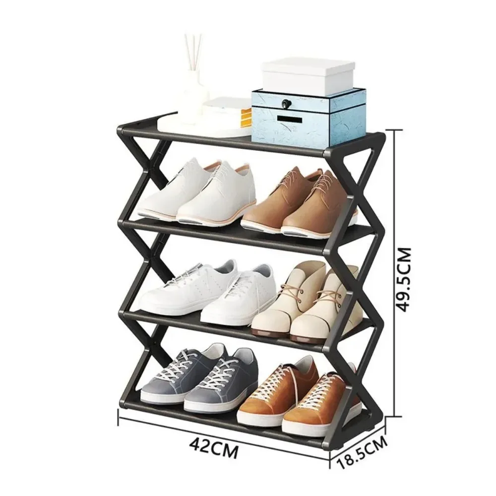 Shoe Rack X-Shaped Multilayer Space-saving