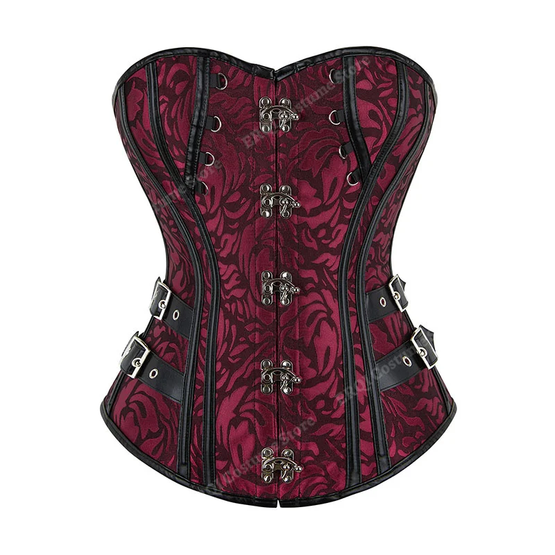 Korsett Damen Oberteil - Steampunk Bustier Für Karneval & Party