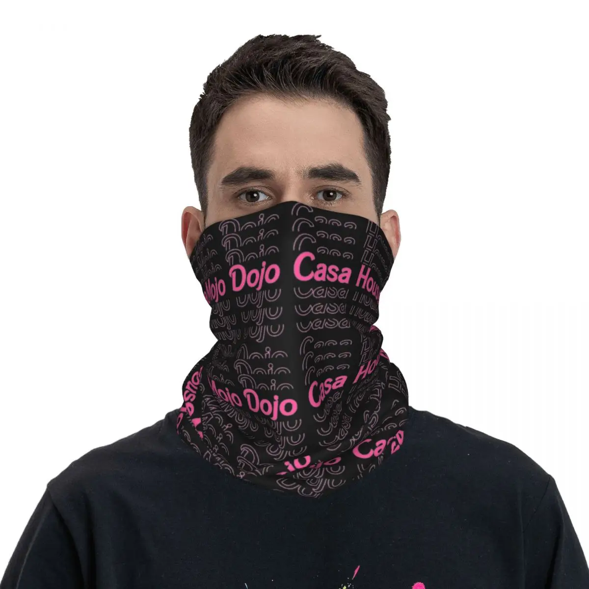 

Mojo Dojo Casa House Wrap Scarf Stuff Neck Gaiter Funny Movie Bandana Summer Cycling Headwear for Men Women All Season