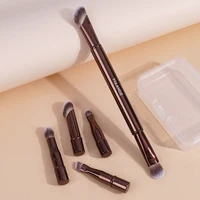 MAANGE Double Ended Makeup Brush Set Detachable Travel Contour Concealer Brush Set Eyeshadow Brush Face Cosmetic Tools with Box 1