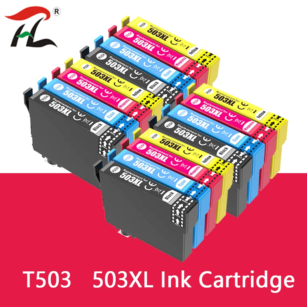 

503 T503 XL 503XL T503XL совместимый цветной струйный картридж для принтера Epson XP-5200/XP-5205/WF-2960DWF/WF-2965DWF