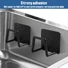 1/2/3/6/10pcs Sponge Holders Kitchen Self Adhesive Sink Sponges Drain Drying Rack Holders Wall Hooks Sink Accessories 3