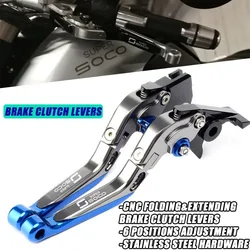 Super Soco TC TCmax TS TSx Brake Lever Set, Extendable Handle Levers Motor Bike Parts Accessories Handle Grips Handlebars