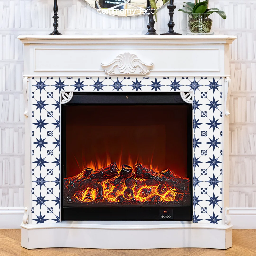 3D Tile Sticker 1pc/10pcs Floor Tile Sticker Self Adhesive Vinyl Non-slip Tile Wall Waterproof 20cm x 20cm
