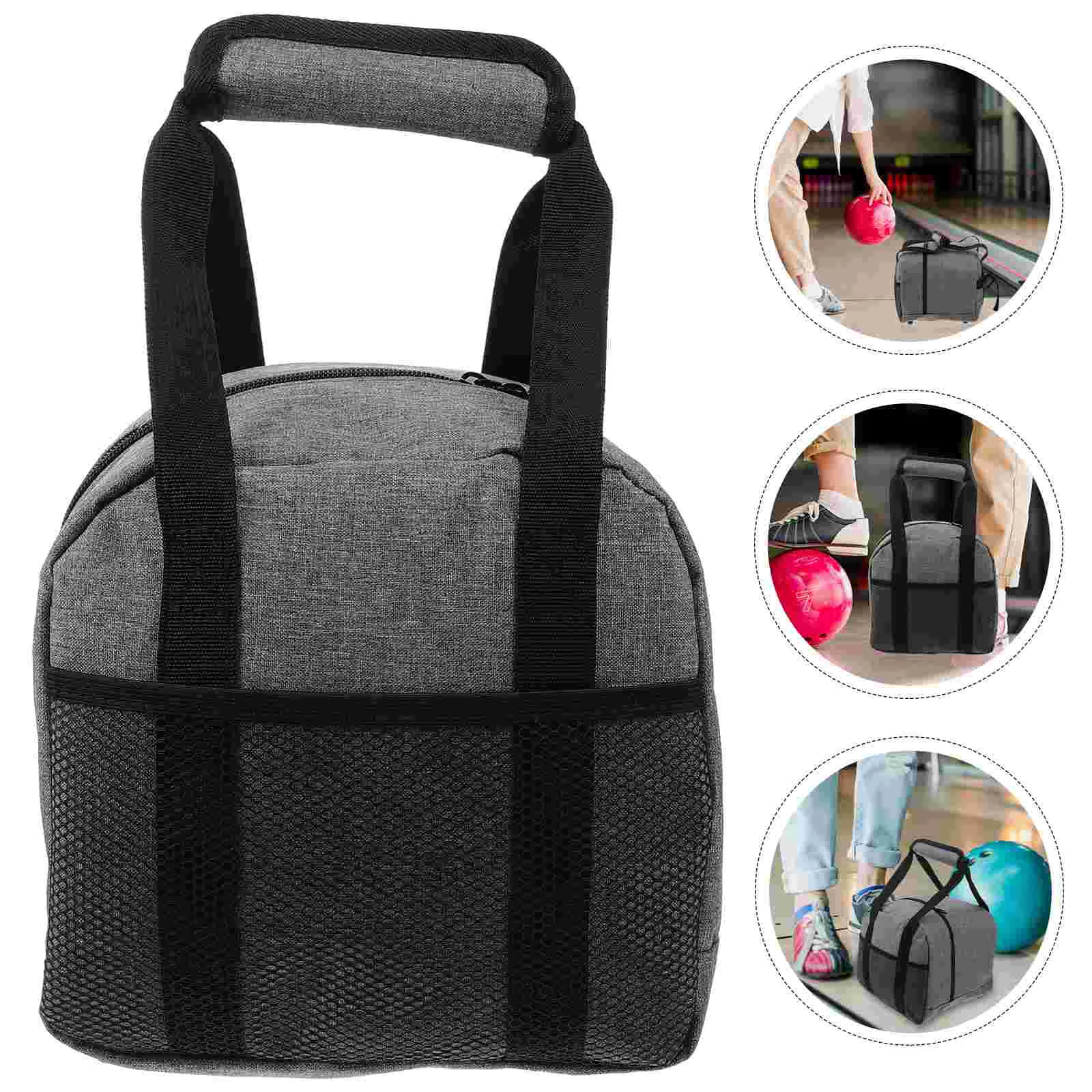 

Bowling Bag Ball Convenient Carrying Practical Accessories Single Handbag Portable Oxford Cloth Outdoor Handheld Individual