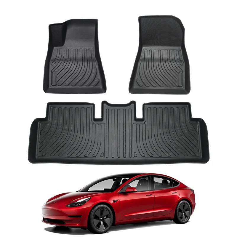 

Коврики напольные для Tesla Model 3, левый и правый, Нескользящие, водонепроницаемые