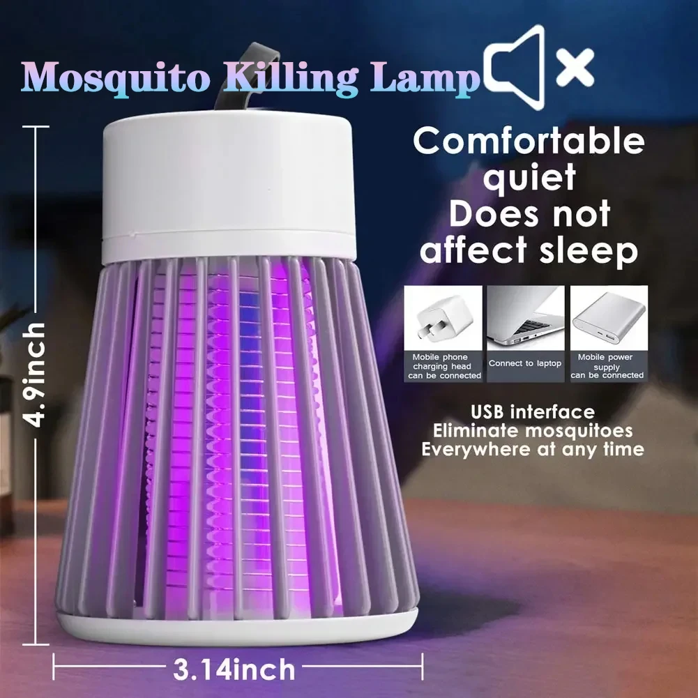 Electric Shock Mosquito Killer Lamp USB Fly Trap