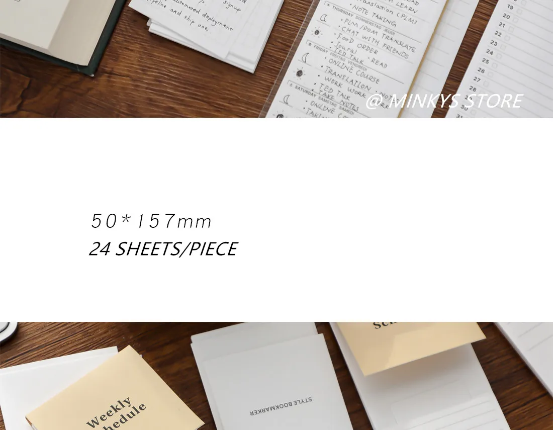 Weekly Planner Memo Sheets