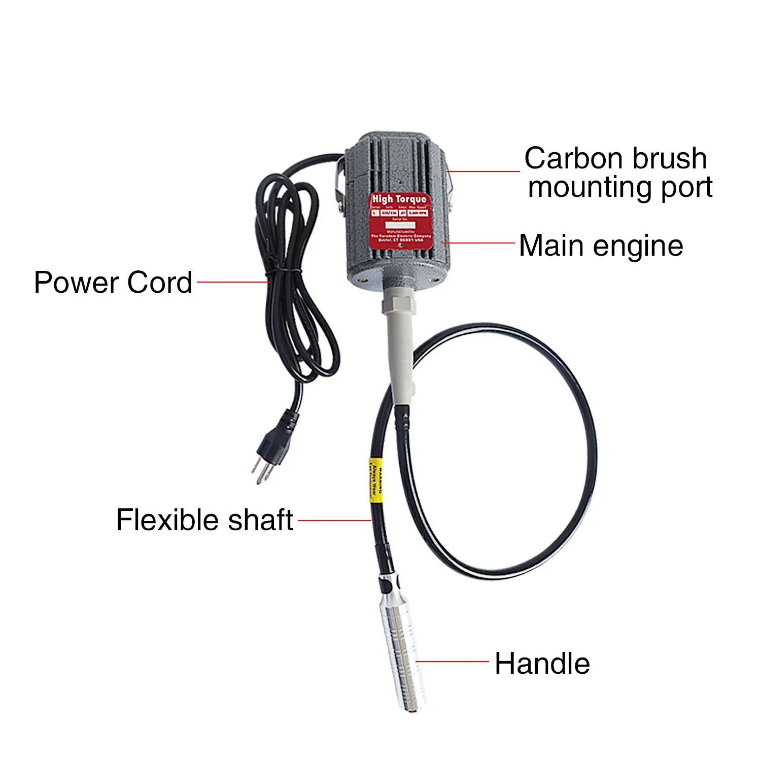 Grinder Flexshaft Rotary Hanging Motor Foredom sr T30 quick release  Flexible Shaft Polishing Machine Burnishing Grinding Tool ki