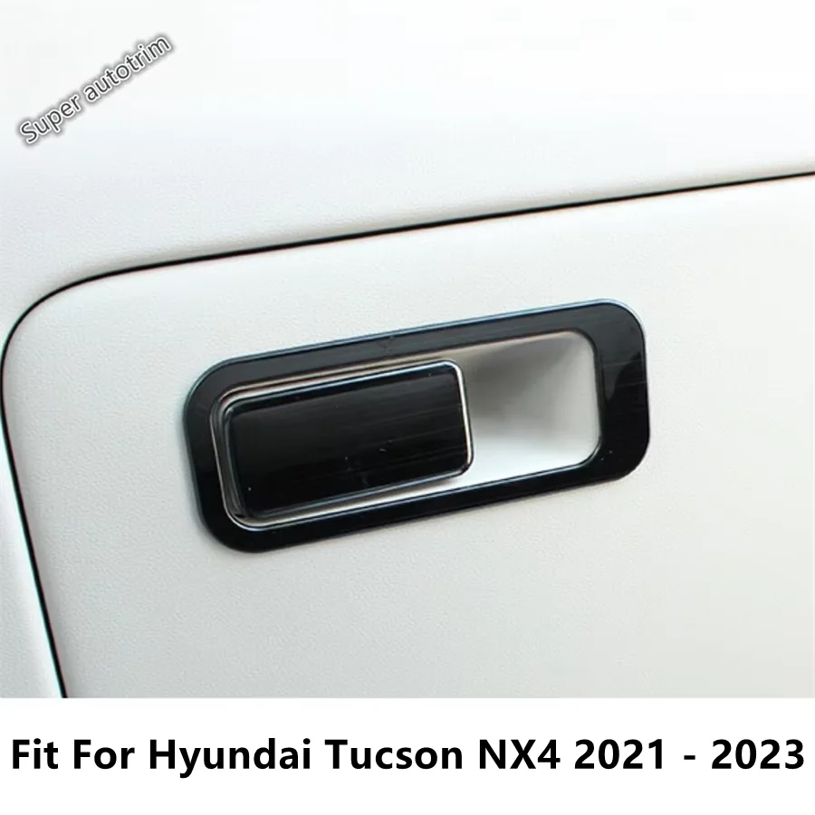 NDKSZHEQ Compatible with Hyundai Tucson NX4 2021-2023 2024 Carbon Fiber Car Dashboard Meter Instrument Panel Cover Navigation Trim Interior Accessories (Color : Wood Grain