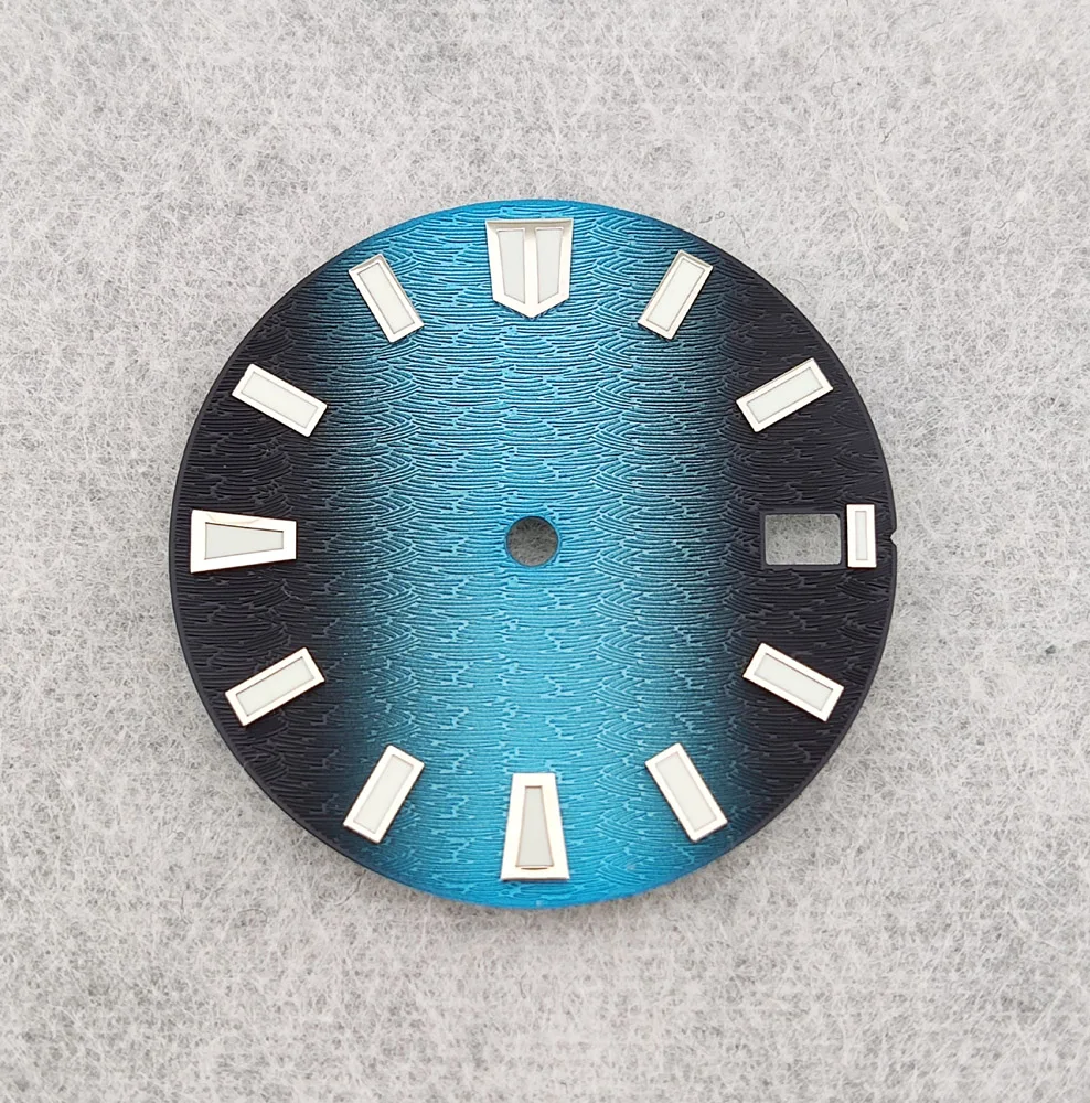 28.5mm Dial NH35 Dial Green Full Luminous NH36 Parts Replacement Parts High Quality Watch Fit NH35/NH36 Movement