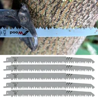 5PCS 240mm Reciprocating Saw Blades Saber Saw Handsaw Multi Saw Blade Replacement  For Metal Or Wood Fast Cutting Hand Tool 1