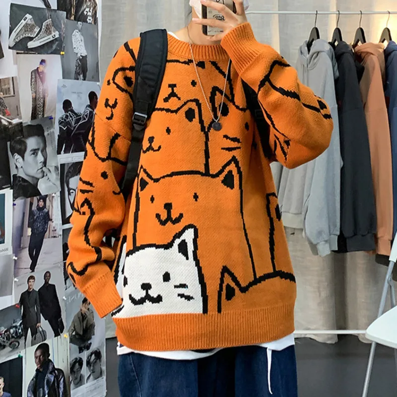 malha wear bonito gato dos desenhos animados