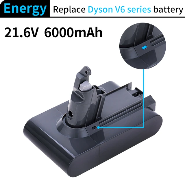 1 PC 3000mAh 21.6V 3.0 Li-ion Battery for Dyson V6 DC58 DC59 DC61 DC62 DC74  SV09 SV07 SV03 965874-02 Vacuum Cleaner Battery & 2.