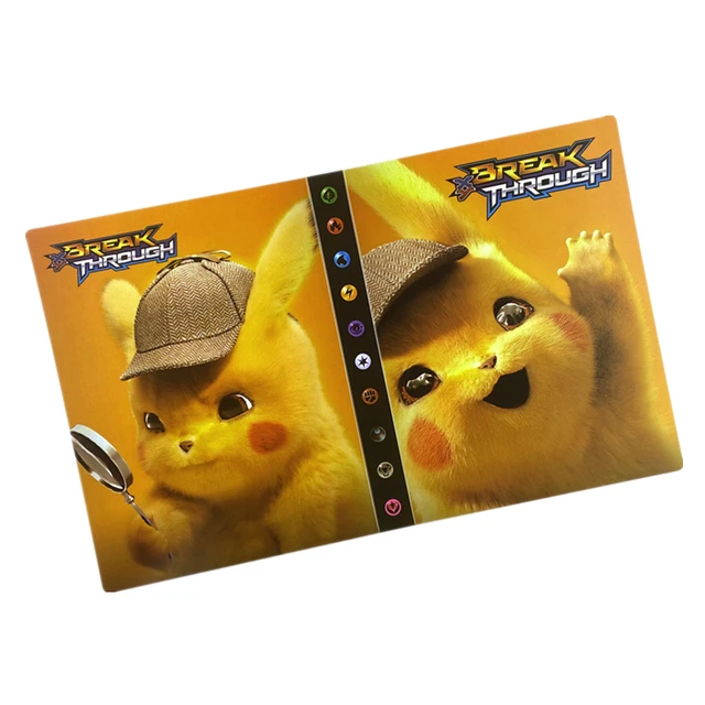 240 Cards Pokemon Album Book Collection Holder Pocket Anime Map Game Card Binder Folder Top Loaded List Toy Gift For Kids 4