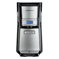 Programmable Coffee Maker Bold Regular Small Batch Iced Coffee Dispensing Timer Auto Shut-off Black Stainless Steel 48465 1