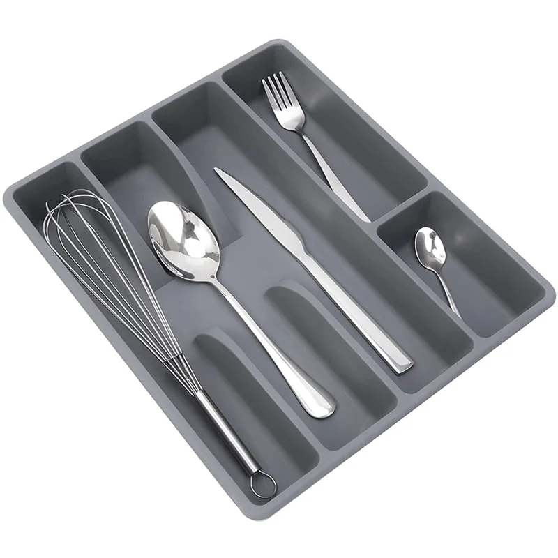 Kitchen Drawer Organizer Silverware Holder Utensil Organizer