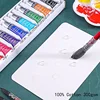 POTENTATE Watercolor Book Artist-grade Cotton A6 Rough-grained Watercolor Paper 300g Postcard Tin Box Travel Sketch Art Supplies 2