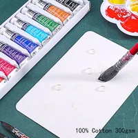 POTENTATE Watercolor Book Artist-grade Cotton A6 Rough-grained Watercolor Paper 300g Postcard Tin Box Travel Sketch Art Supplies 2