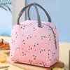 Pink Floral Insulated Lunch Bag - Image 3