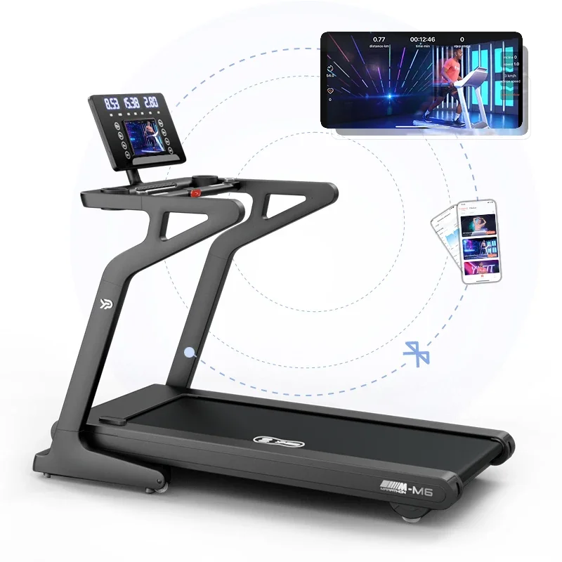 

2024YPOO Gym Fitness 4.5HP Commercial treadmill Wholesale Price Electric Motorized Smart Treadmill with YPOOFIT APP