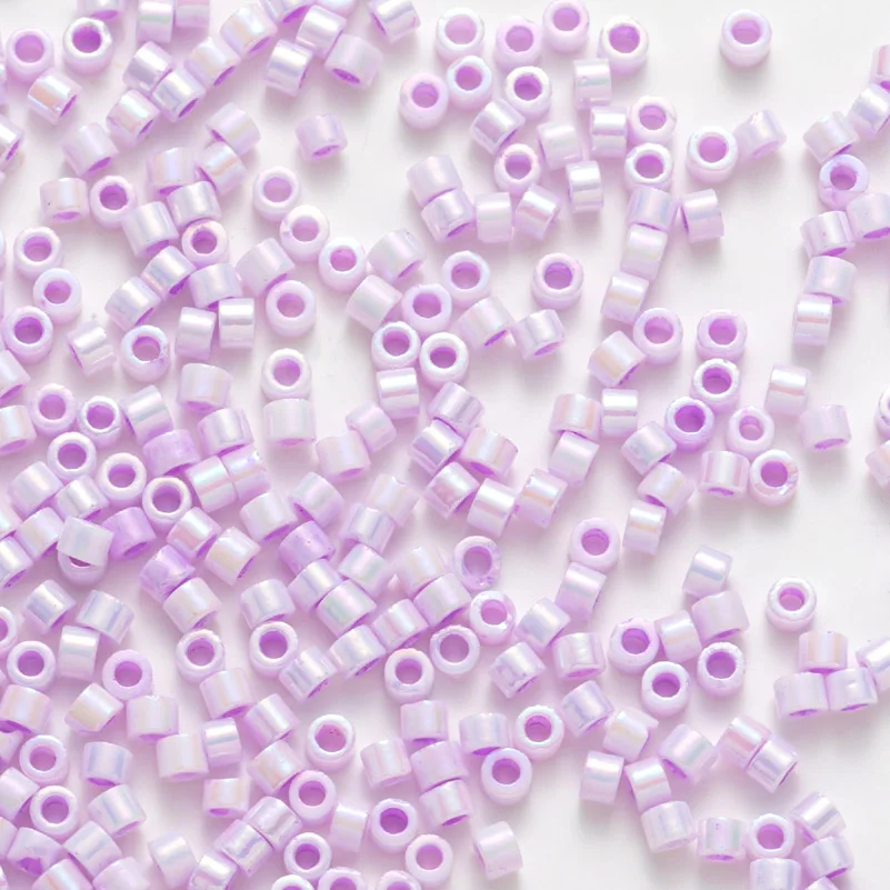 MKY Beads 2mm 10Grams/Tube Matte Solid Color Frosted Seed Beads ABcolor Plating Material For Dress Decoration Sewing glass beads