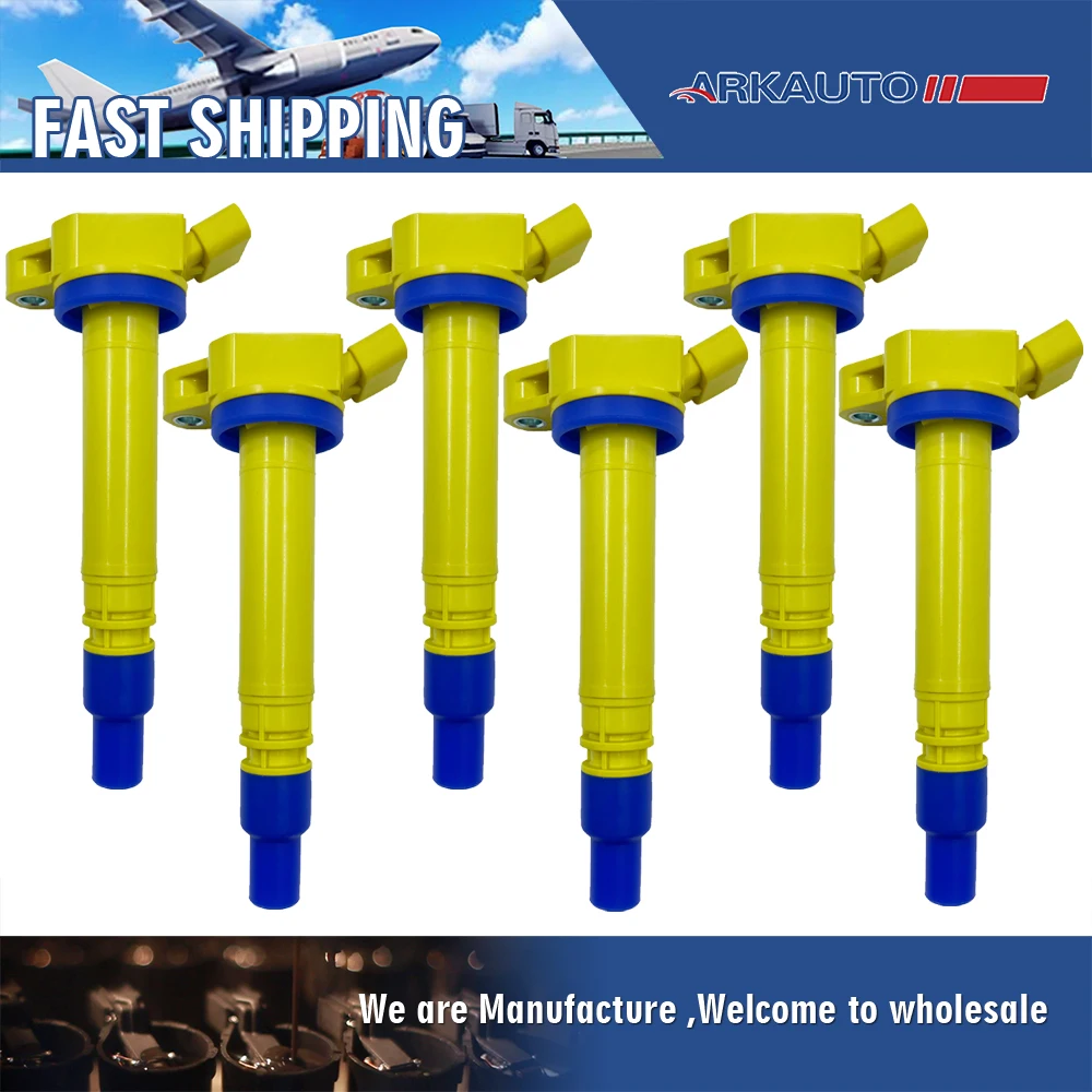 6PCS PERFORMANCE IGNITION COILS UF507 FOR TOYOTA Tundra Sienna FJ