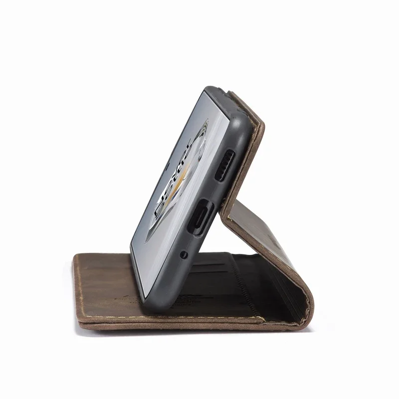 Elegant Luxury Leather Wallet Flip Stand Phone Case with Card Holder